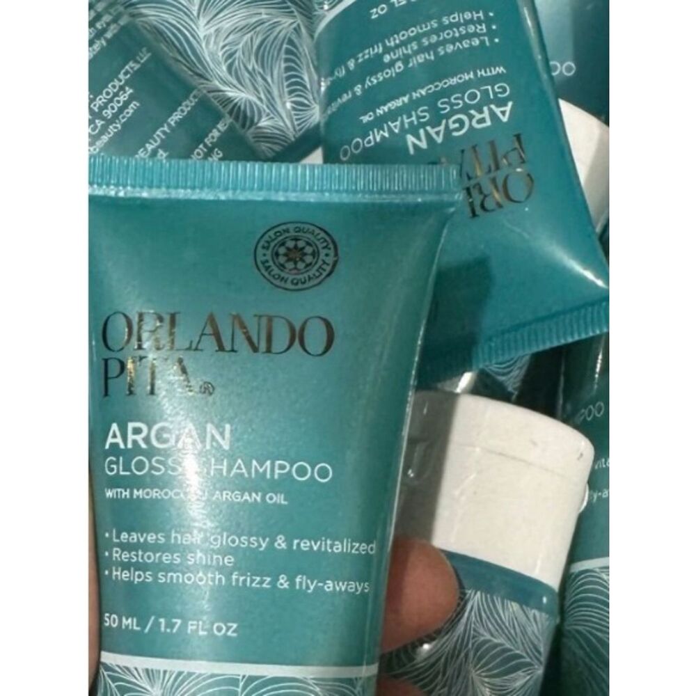 4pk Orlando Pita Travel Shampoo With Moroccan & Argan Oil